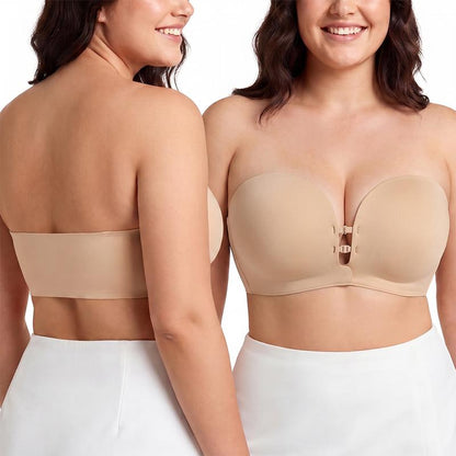 Eclat intimates ™ Strapless front closure bra push up lift bra