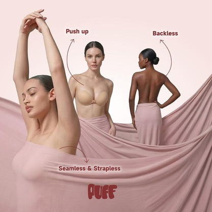 Eclat Intimates™ push up Sticky  Bra water proof